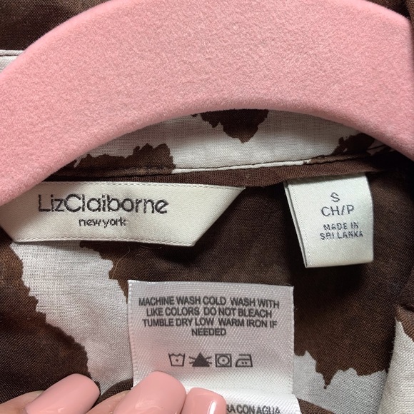 NWOT Liz Claiborne Animal Print Jacket Top - Picture 5 of 5